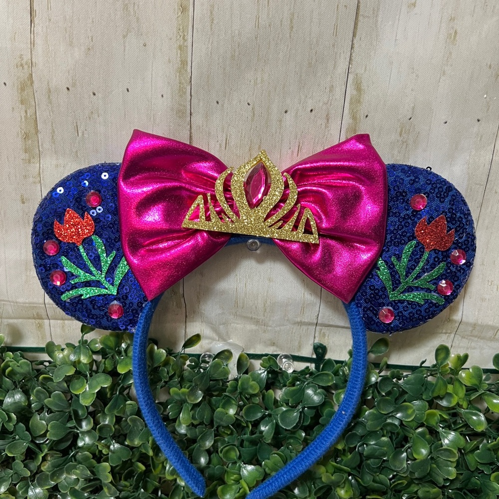 Pink and Blue Sequin Kids Headband